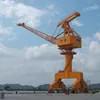 Marine Floating Boat Dock Crane Heavy Lifting For Shipyard Port