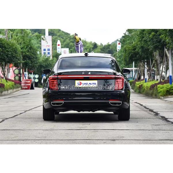 185kW de potencia máxima HongQi H9 Popular coche chino con conducción a la izquierda y potencia de combustible