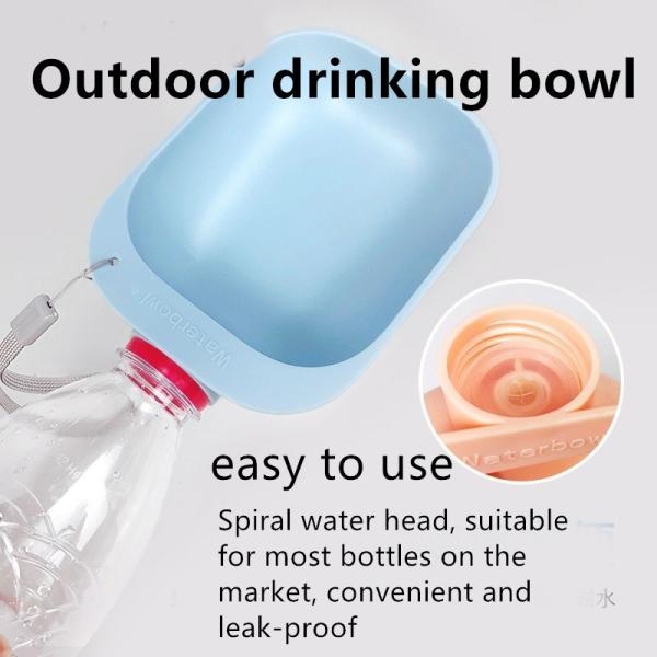 Любимец Waterer бутылки с водой собаки вылазки перемещения чашки воды кота смертной казни через повешение бутылки с водой собаки чашки перемещения любимца портативный