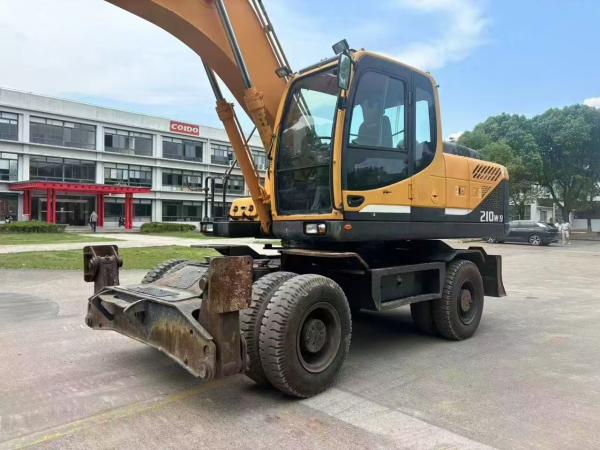Used Hyundai R210W-9 Wheel Excavator In Excellent Condition/Used Wheel Excavator For Sale