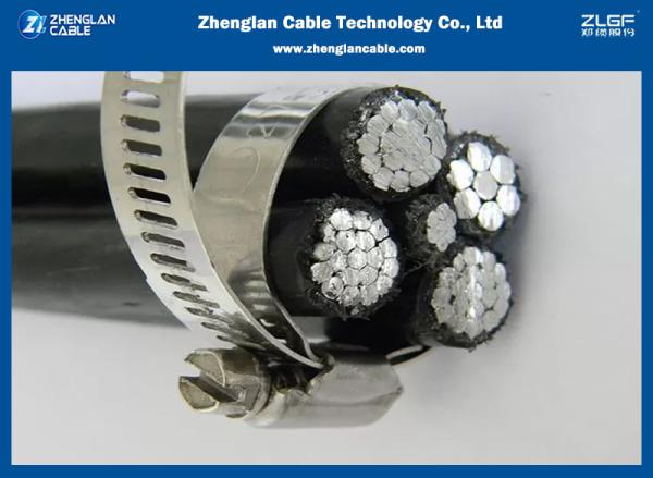 1.1kv XLPE Insulated Aerial Bundled Cables Multi Core Service Cable NFC33-209