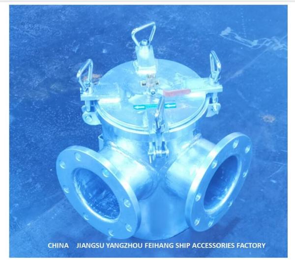 Filtro de água grosseiro da sução do Direito-ângulo para Marine Seawater Cooling System BRS100 CB/T497-2012