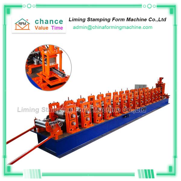 Three Piece Knife Rollformer Hydraulic Cutting Semi Automatic