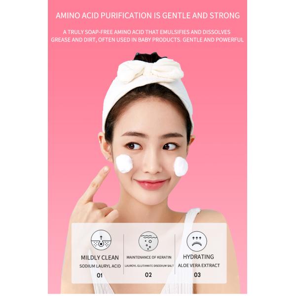 Мытье стороны перевозчика угорь Cleanser Skincare 120ml OEM пенясь лицевое