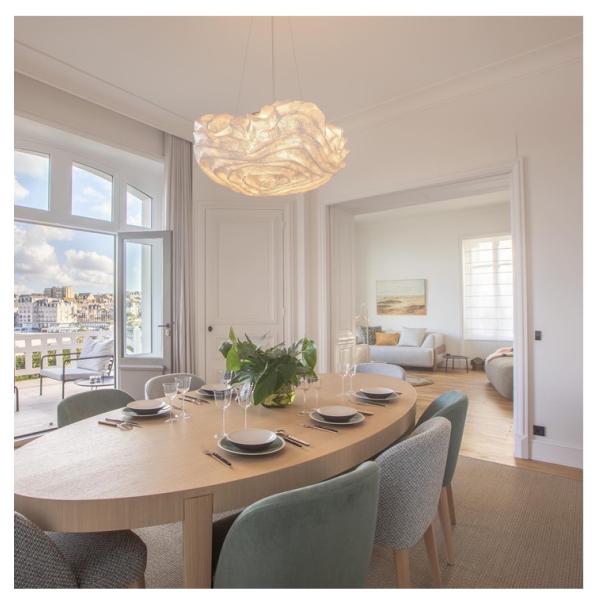 Designer Chrome Chandelier Nordic Nevo Pendant Light(WH-AP-601)
