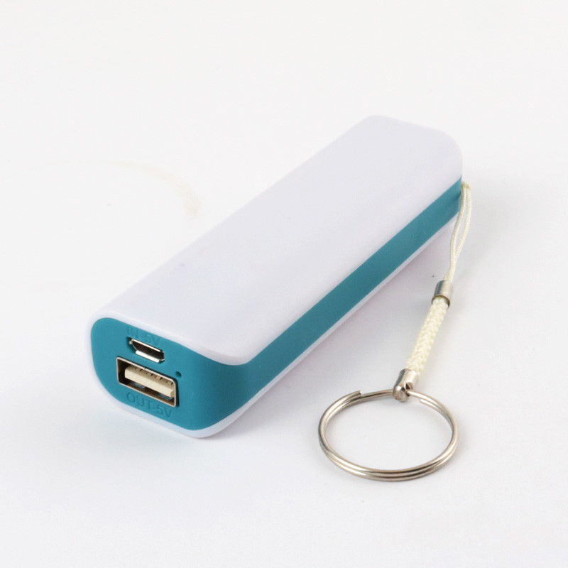 Банк силы пластиковой батареи 2600MAH портативный с ключевым цепным подарком