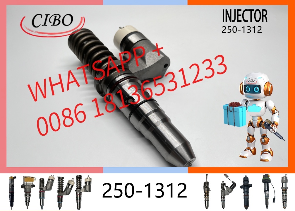 original 250-1312 Diesel Fuel Injector Assembly for 3512B 3516B Engine High Pressure Fuel Nozzle Replacement for OEM 2501312 Heavy Construction Machinery Parts original new injector