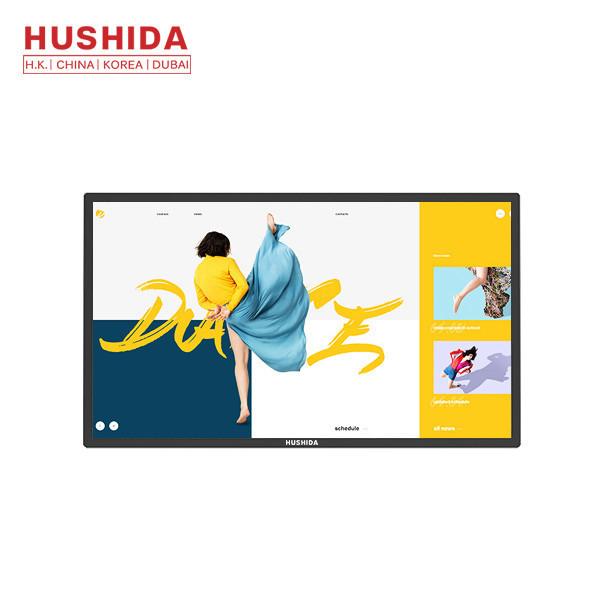 Anti Theft Lock Digital Signage Lcd Advertising Display HD Video Picture Playback 32