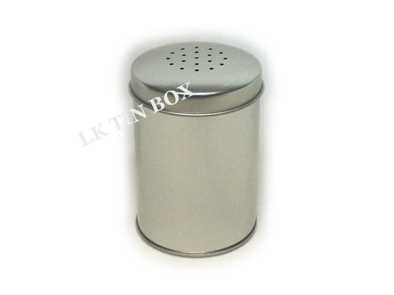 CMYK  Sugar Storage Container Metal Tin Box With Embossing On Lid