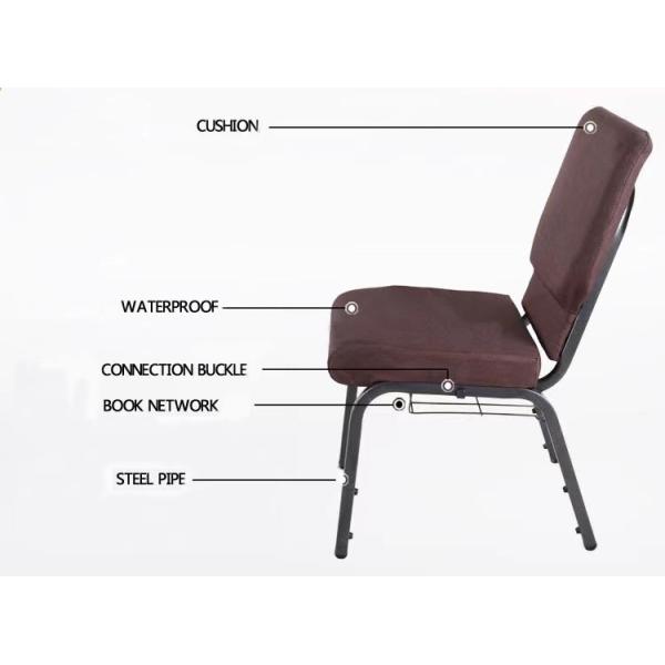 Environmentally Paint Stacking Church Chair Conference Chair 25*25*1.2mm