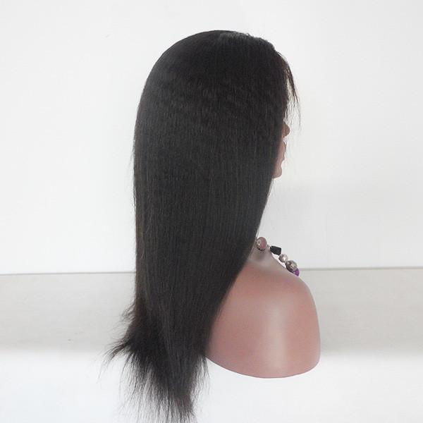 Yaki style 130% density  full lace wig/ lace front wig remy human hair