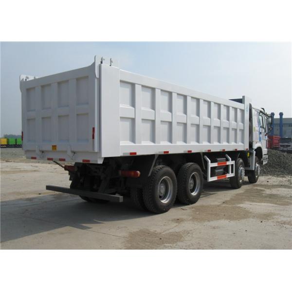 HOWO 8x4 Heavy Duty Dump Trailers , 30 ton 40 Ton 12 Wheeler Dump Truck