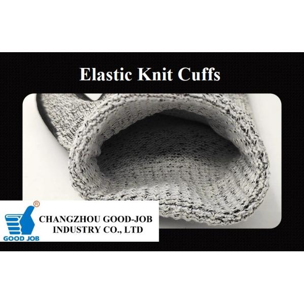 Двойная окунутая ладонь нитрила Sandy перчаток покрыла анти- отрезанные перчатки 4443D