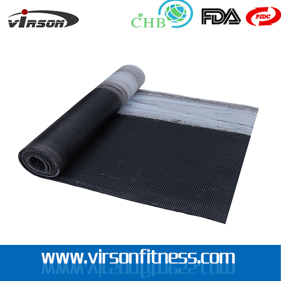 Gym fitness Wholesale New product 2015 Digital Printed rainbow Pvc Yoga mat