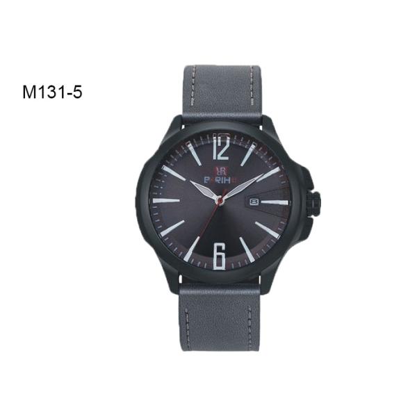 BARIHO Men's Quartz Watch Leather Band Timepiece Water Proof M131