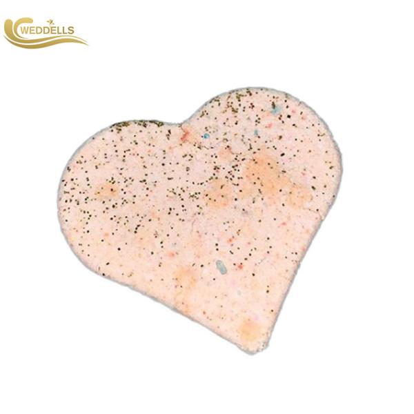 Personalized Heart Shape Fizzy Bubble Bath Bomb For Women / Girl Gift