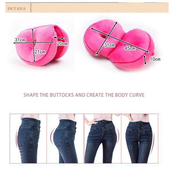 Get the Perfect Posture and Beauty with Our Anti-Static Ergonomic Lift Hip Up Cushion