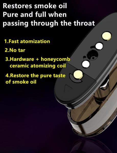 Most Popular Ceramic Tip Cbd Original packaging electric vape mods with ceramic coil pods Disposable Vape Pen Mods