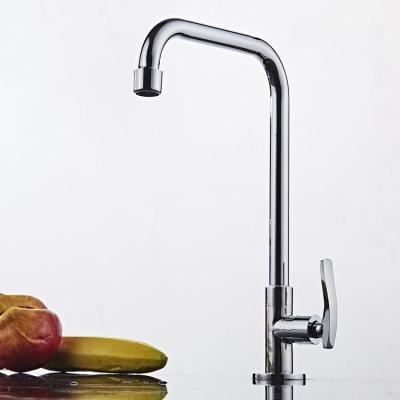 La plate-forme froide de robinet de cuisine de Chrome de robinet de cuisine d'appartement de villa seulement a monté