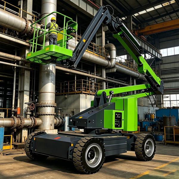 Arboriculture Scissor Boom Lift Platform Towable Articulating Arm 230kg
