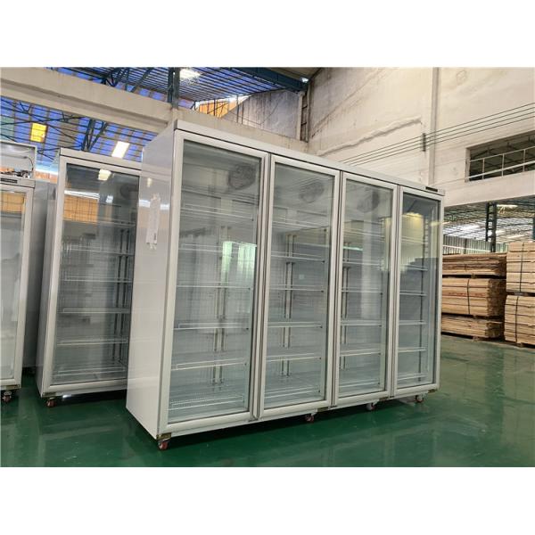 The best multi doors commercial glass display showcase drink coolers upright fridge for sale