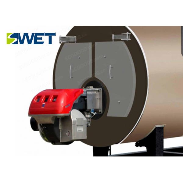 Hi Efficiency 1.6mpa Oil Gas Steam Boiler , Blue Color Horizontal Steam Boiler