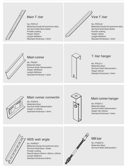 Открытая рамка положенная в плитки потолка, микро- пефорированная панель потолка 595x595mm t суспендировать адвокатским сословием ложная