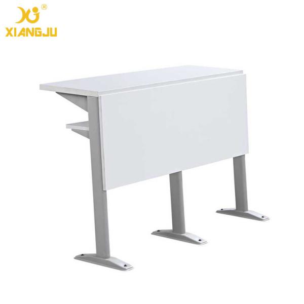 Blue Plastic Seat Cold Steel Frame Folding Chair Set for Lecture Hall