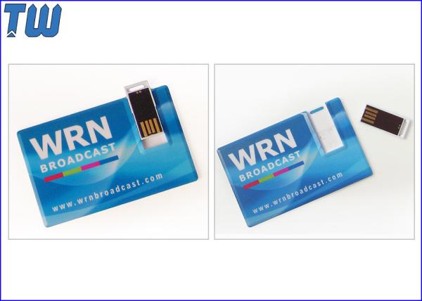 Sliding UDP Chip Business Name Card 2GB Pendrive Storage Disk