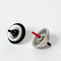 Métal et valve en plastique de recharge de gaz de tige en plastique rouge de gaz de butane