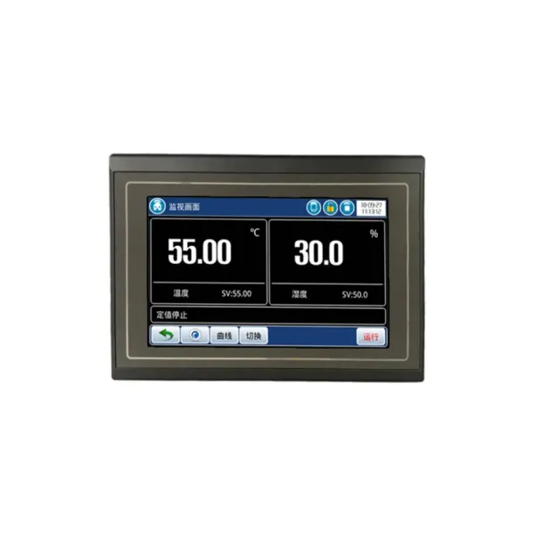 Temi970 7-inch Touch Screen Digital Temperature and Humidity Controller with ±0.2℃ Accuracy and 24 Program Groups