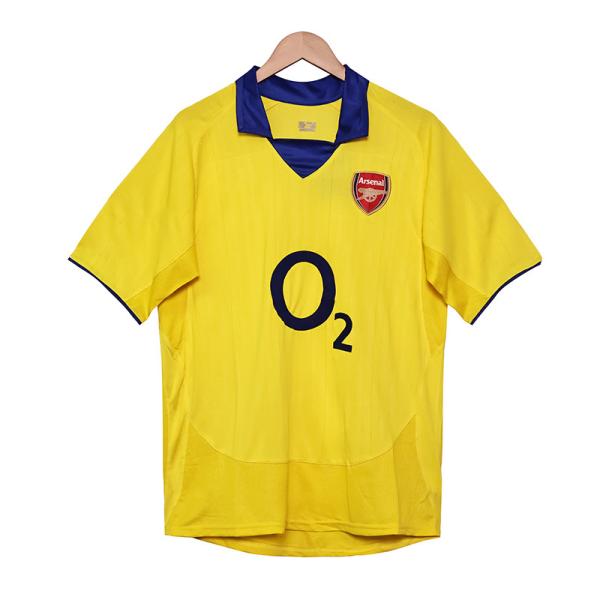 2003-2005 Arsenal Away Retro Football Jerseys Replica Classic Stretchable