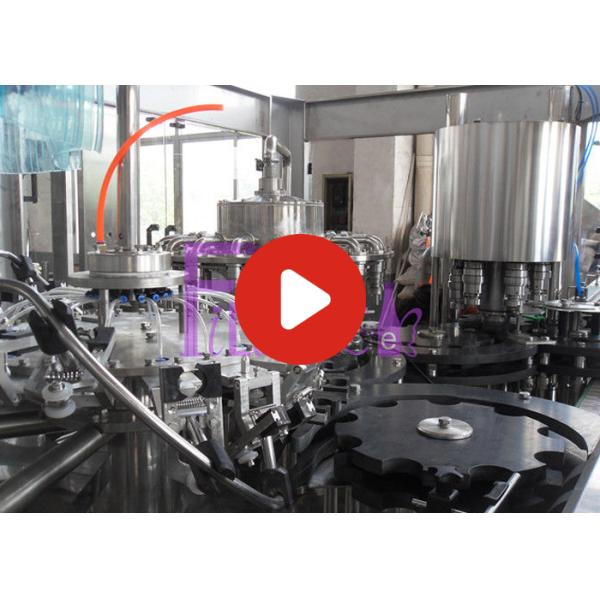 3 en 1 máquina que capsula de relleno que se lava del jugo del mango de la máquina del relleno en caliente de Monoblock