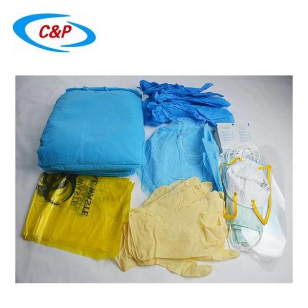 Pack chirurgicale stérile bleu PE Protection fiable pour les professionnels de santé