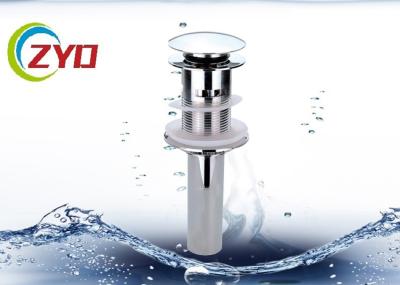 Faucet Pop Up Sink Drain Pipe 0 - 90℃ Working Temperature High Precision Thread