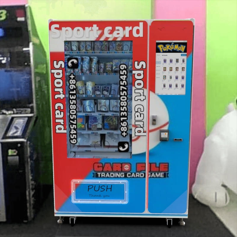 Wholesale Custom Anime Trading Cards Vending Machine/Collectible Booster Cards Vending Amchine/ Sport Cards Vedning Machine