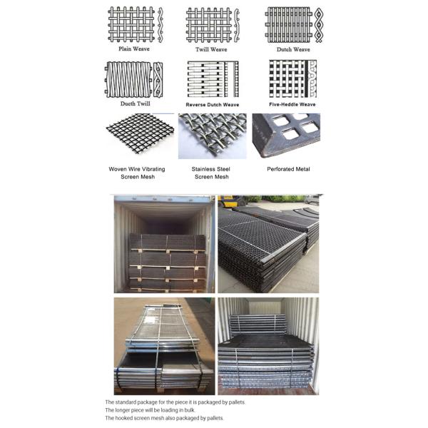 50M Vibrating Mining Wire Screen Mesh