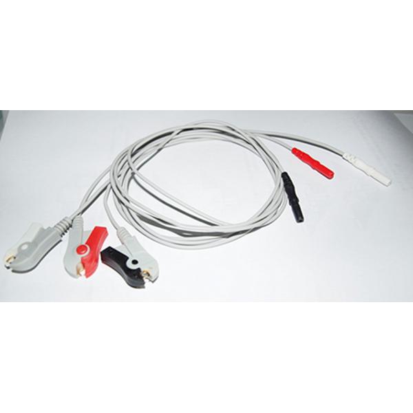 Common 3 Lead 5 Lead ECG Cable Set , LL / Din Style ECG Trunk cable