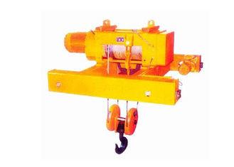2 5 10 Ton Trolley Electric Hoist , Double Track Overhead Crane Electric Winch Trolley