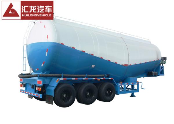 Diesel Engine 40000 L Dry Bulk Tanker 3 Axle Bulk Cement Tanker Strong Bearing