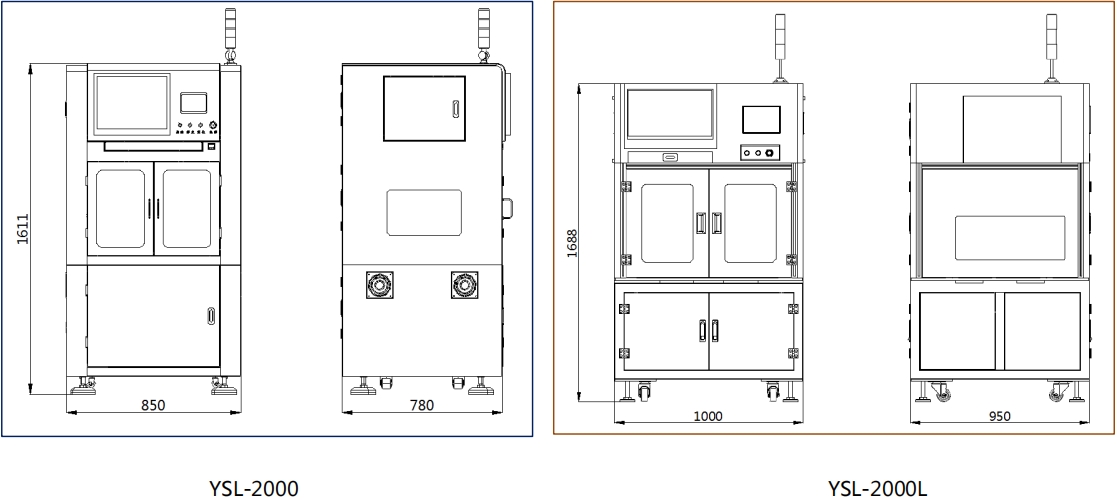 YS-2000/2000L  PCBA ICT&FCT Two-stage Pressure Table Control Manual Operation Un-necessary Automatic Tester