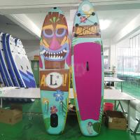 Grands équipements gonflables PaddleBoard de jeu de l'eau de panneau de petite gorgée de yoga rouge-rose de couleur