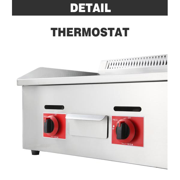 Промышленный кухонный приставка верхне-неприличный газовый гриль с индивидуальным логотипом приемлемо