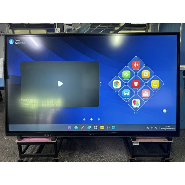 110 Inch 4K Resolution Android OS Interactive Whiteboard Smart Board for Education and Office Meetings