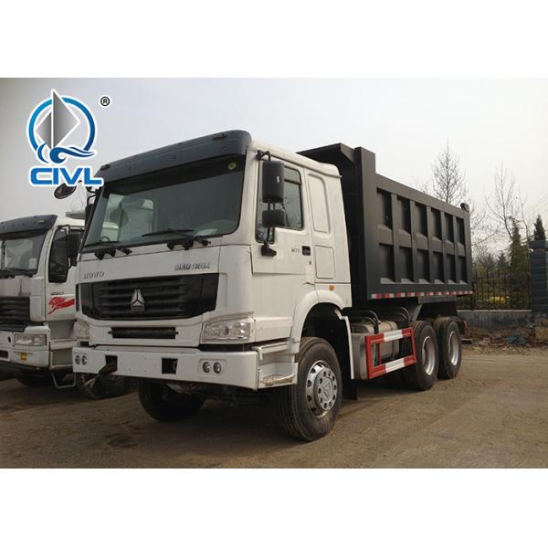 White Color Heavy Duty Dump Truck 10 Wheels 40 Tons capacity 3 axle Howo Tipper Truck Euro II Engine
