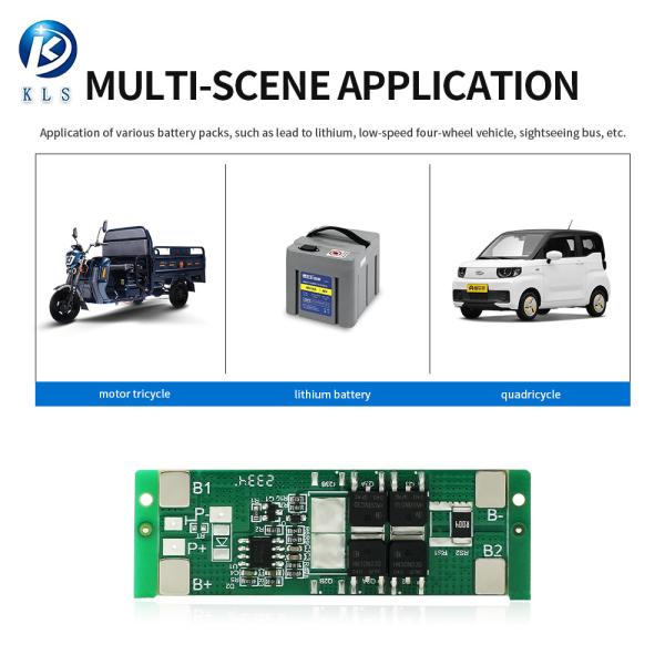 KLS BMS: 3S 10A 3.2V pour batterie au lithium 18650 - Plaque de protection du chargeur BMS PCB et module de charge de cellule de batterie au lithium-ion