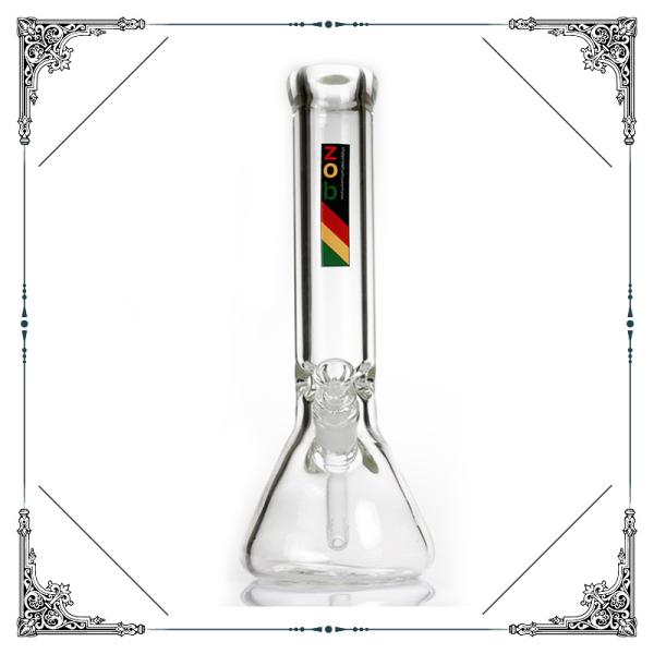9MM Thick ZOB Glass Beaker Bong 12 Inches Glass Smoking Water Pipes With Downstem