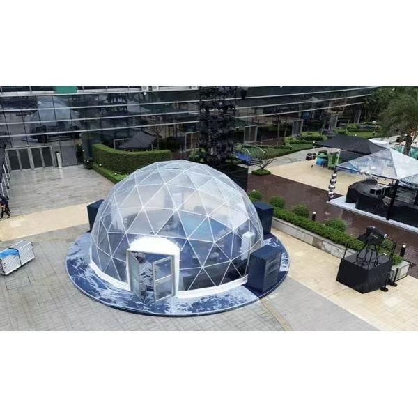 Custom PVC Dome Garden Outdoor Tent Canopy 6-8 Person For Camping Resort