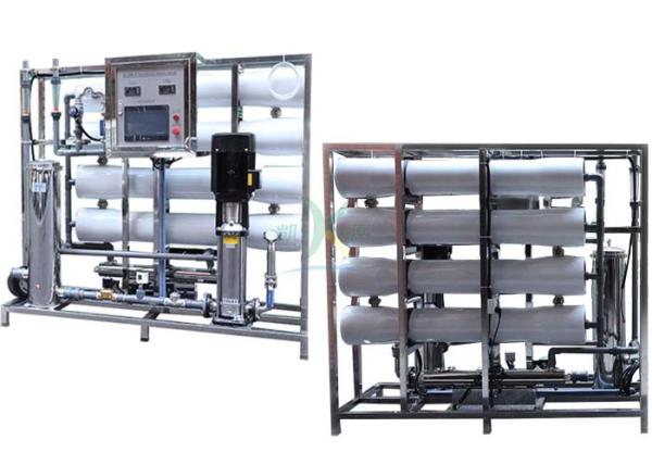 4TPH Brackish Water Treatment Plant / Glass Fiber Reinforced Plastics RO System Reverse Osmosis Equipment