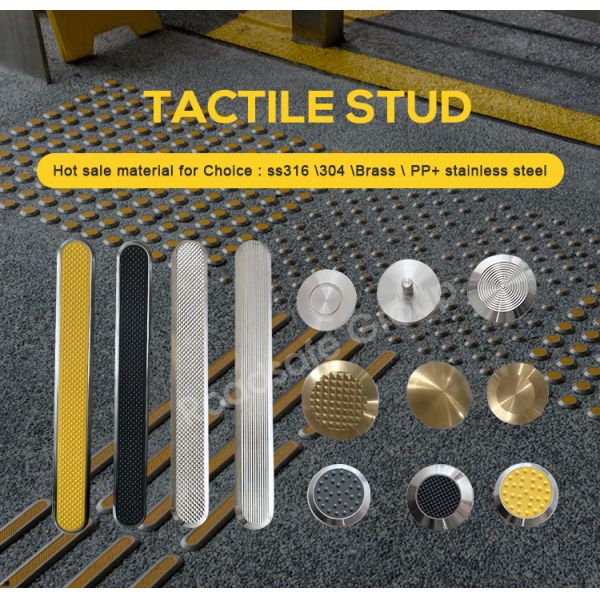 5mm Road Stud Airport Road Tactile Studs Stainless Steel 304 316  Tactile Indicator